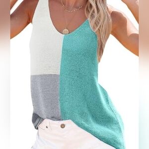 Brand new colorblock tank